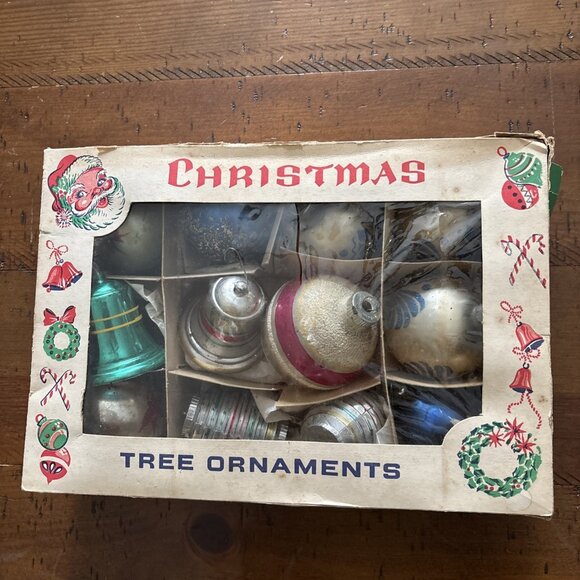 Shiny Brite Other - Vintage Christmas Tree Ornaments Shiny Brite & Mercury Ones Set Of 12